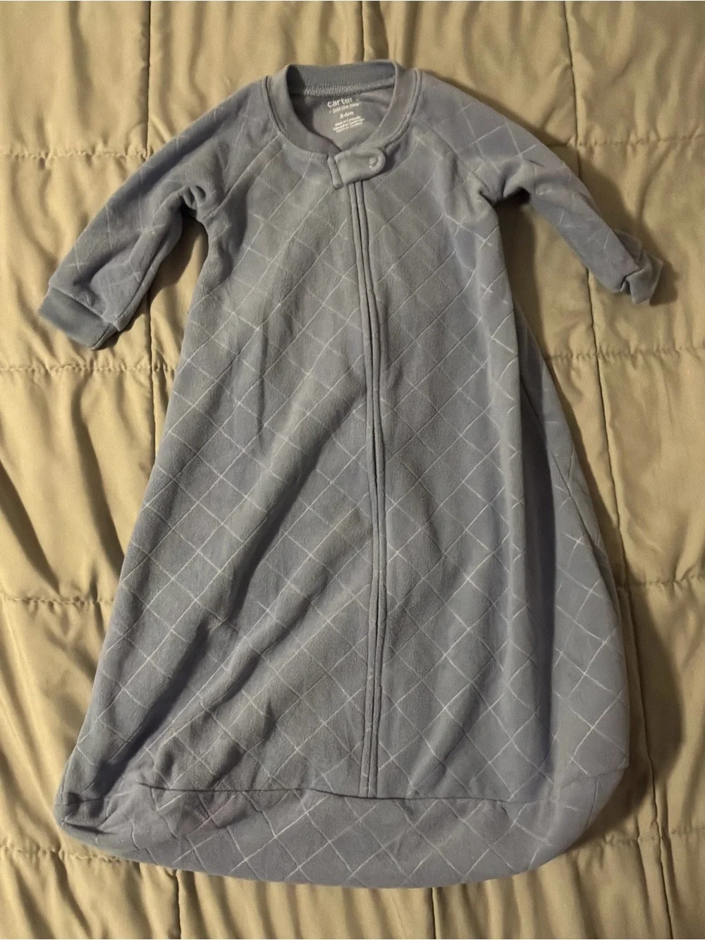 4 Piece Baby Zip Sleep Sacks 3-6 mo x2 & 6-9 mo x2 Bundle Lot